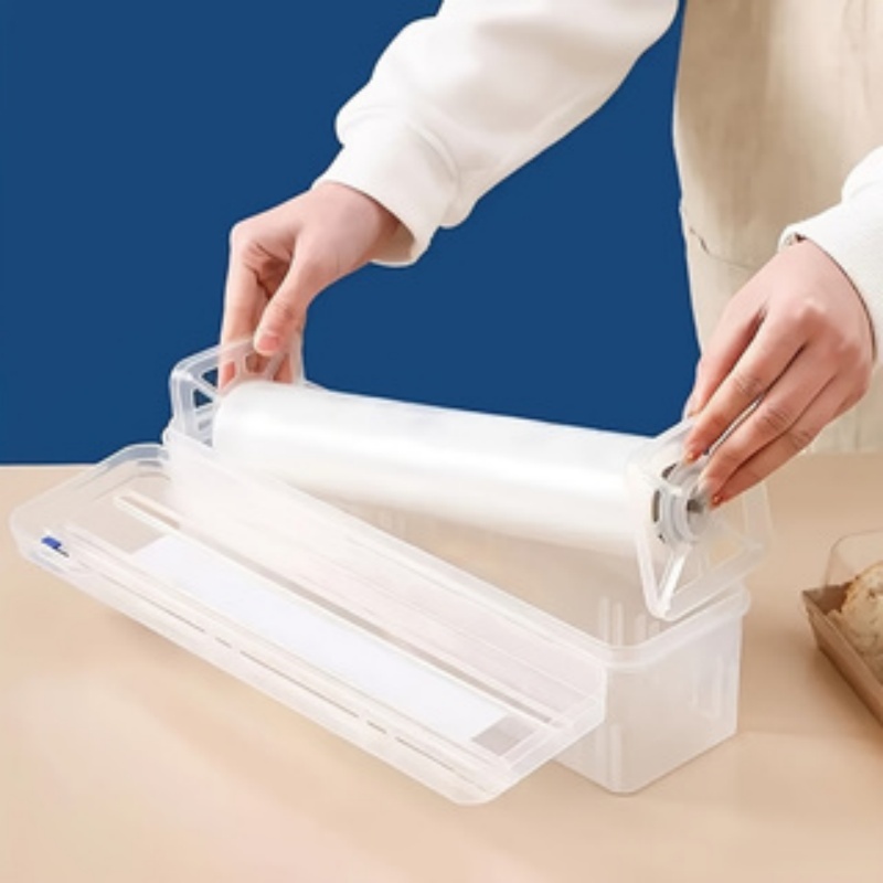 Portion Control Container - Disposable Stretch Film Dispenser Box, Convenient