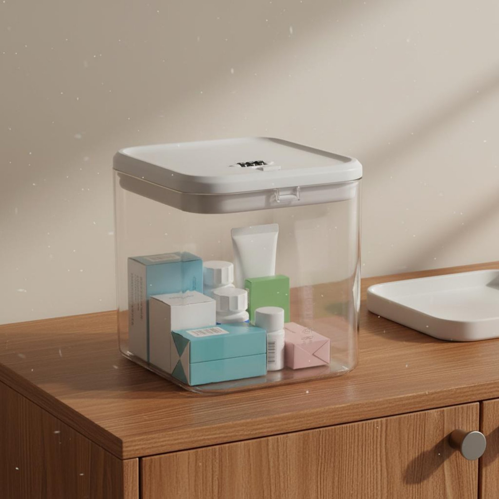 Food Storage And - Clear Lockable Box Versatile Lockable Storage