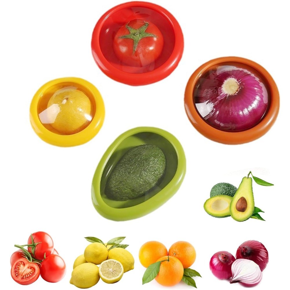 Set Food Storage - Avocado Saver Silicone Fruit and Vegetable