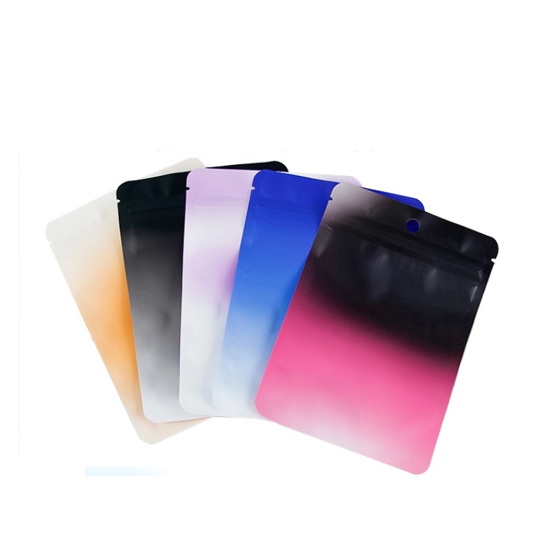 Food Storage In Mylar Bags - 1000Pcs/Lot 10.5x15cm Color Gradient Ziplock Bags
