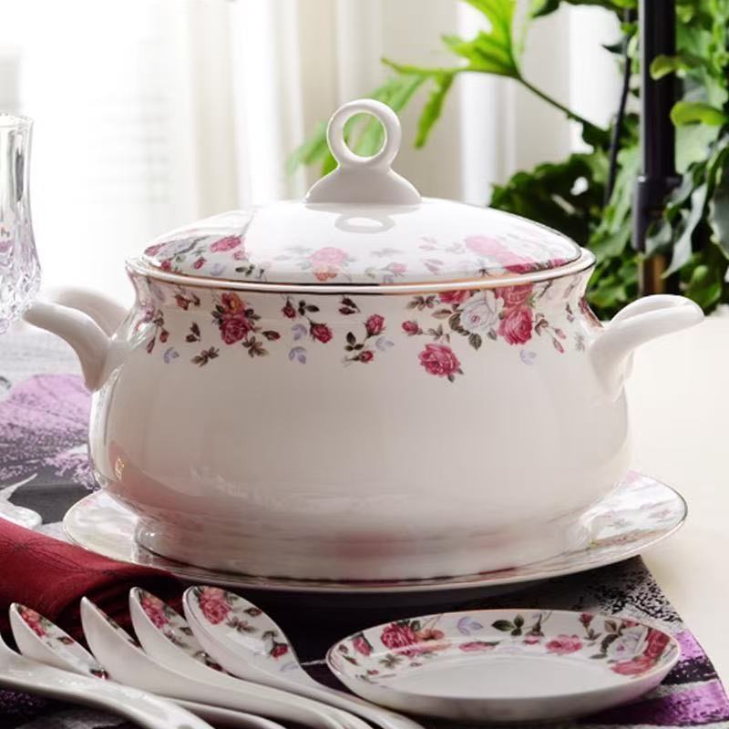 Food Storage Plants - 9 Inch, Bone China Tureen for