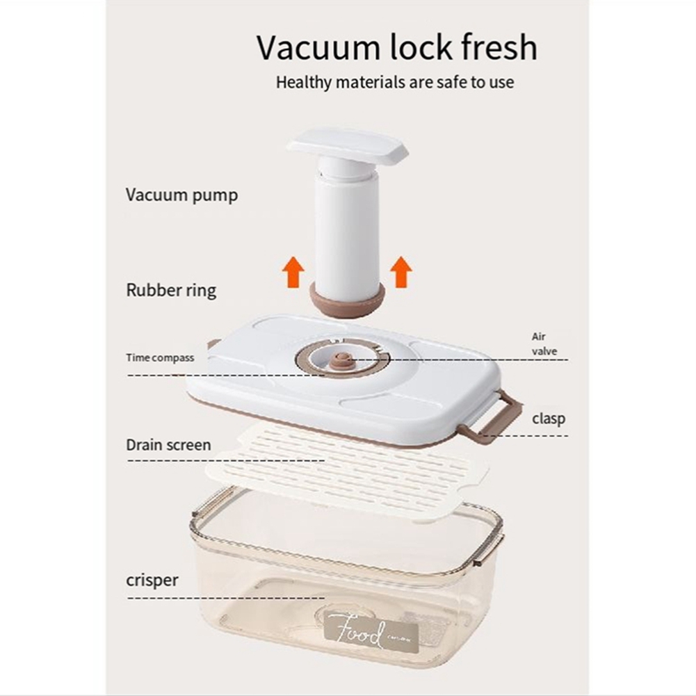 ABLG Vacuum Containers For Foo - Food Storage Vacuum Pump recension och pris