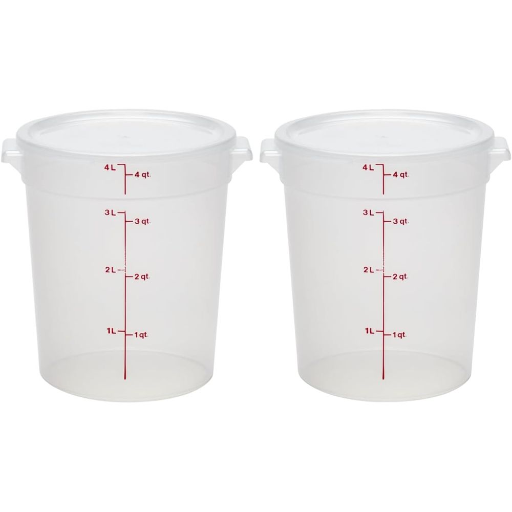4-Quart BPA-Free Food Storage  - Food Storage Quart Containers recension och pris