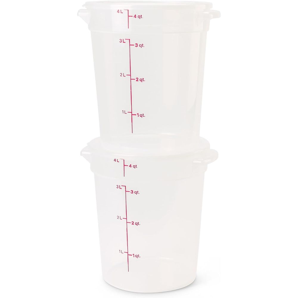 4-Quart BPA-Free Food Storage  - Food Storage Quart Containers recension och pris