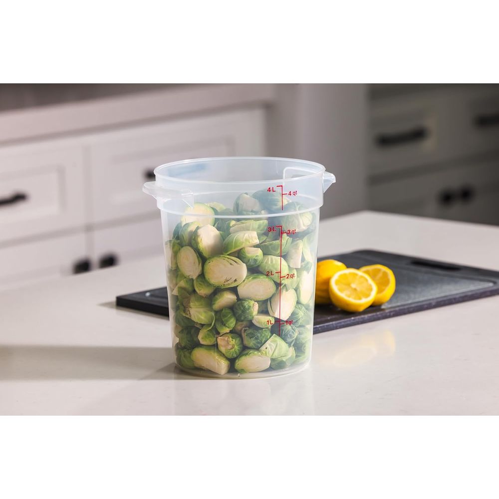4-Quart BPA-Free Food Storage  - Food Storage Quart Containers recension och pris