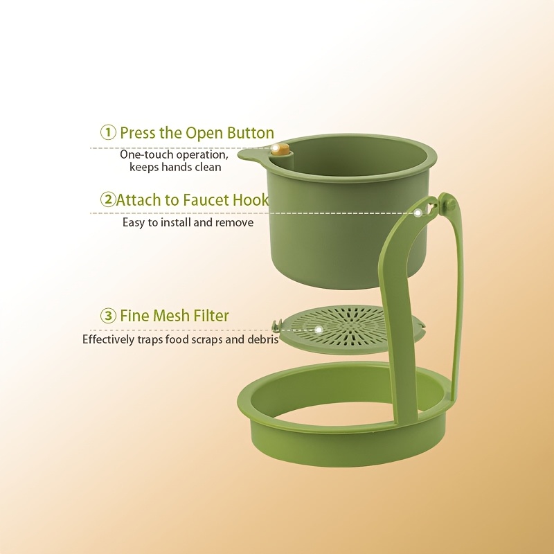1pc Hanging Sink Draining Bask - Food Storage Plants recension och pris