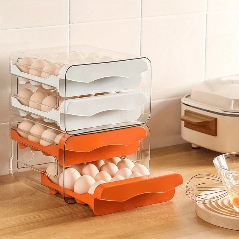 1pc Kitchen Egg Storage Box Re - Food Storage Cabinet For Kitchen recension och pris
