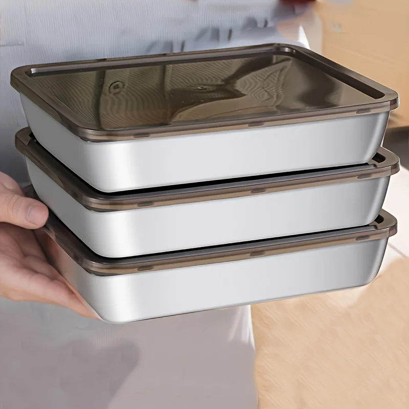 5pcs Stainless Steel Food Stor - Set Food Storage recension och pris