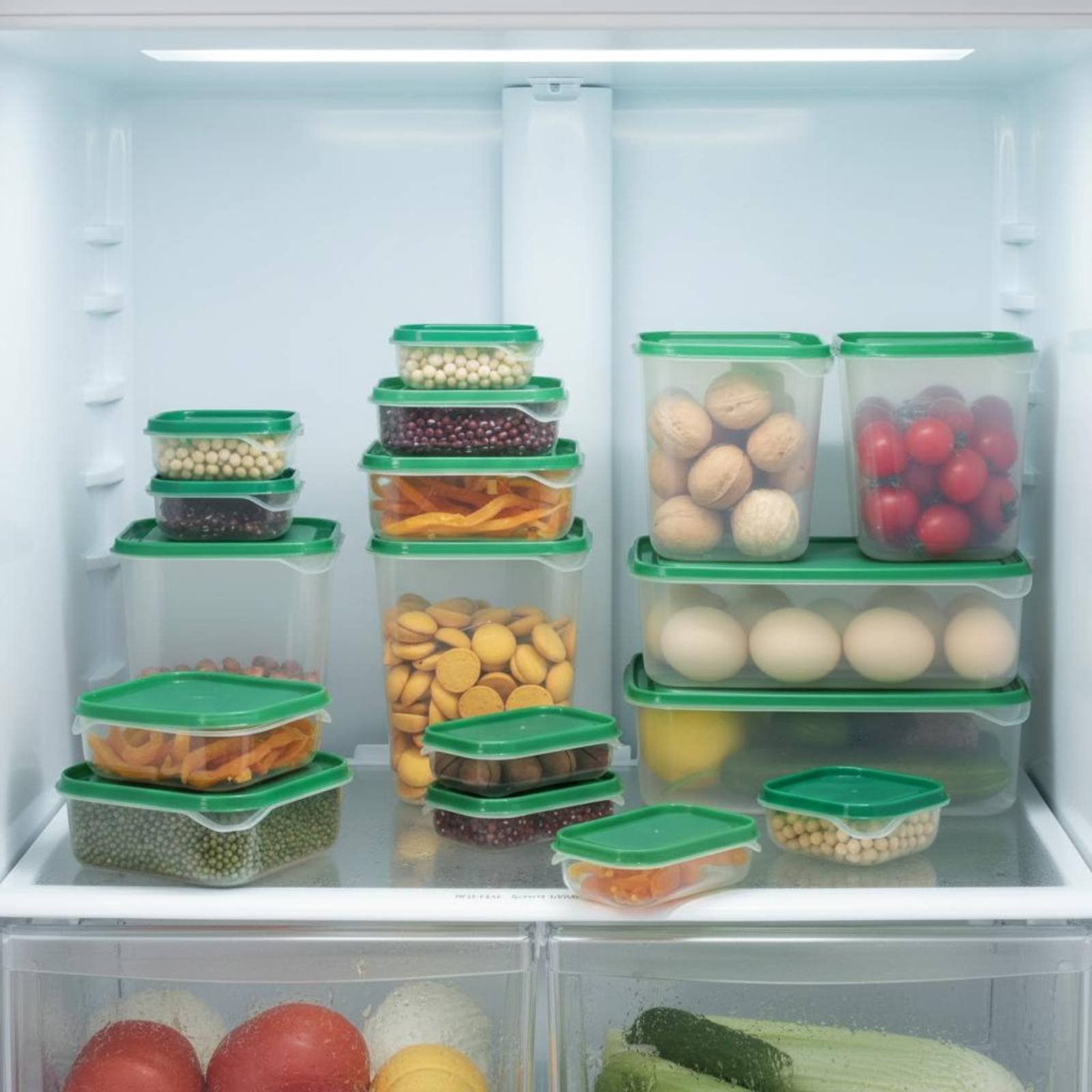 17 Pieces Fridge Storage Box S - Set Food Storage recension och pris