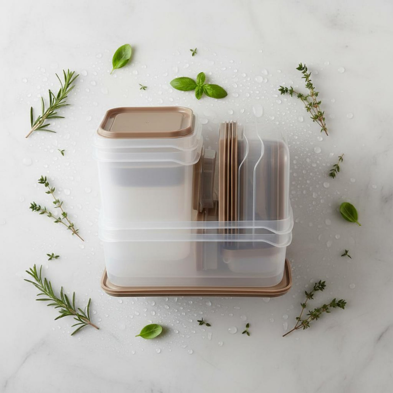 17 Pieces Fridge Storage Box S - Set Food Storage recension och pris