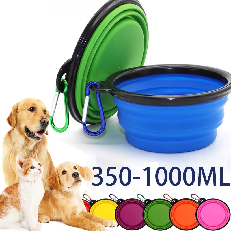Folding Portable Silicone Dog  - Portion Control Container recension och pris