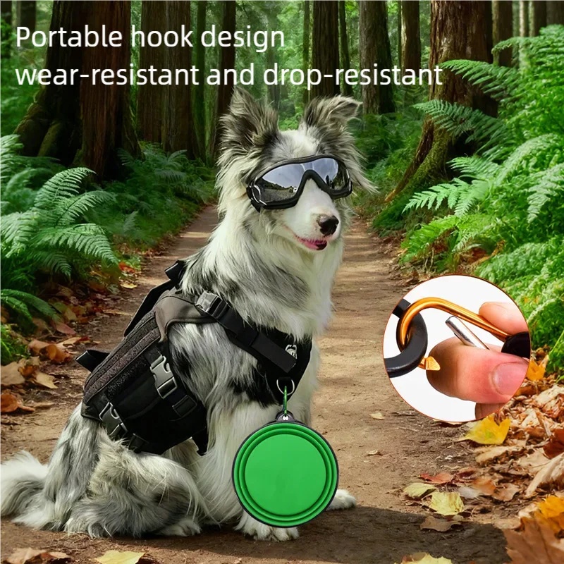 Folding Portable Silicone Dog  - Portion Control Container recension och pris