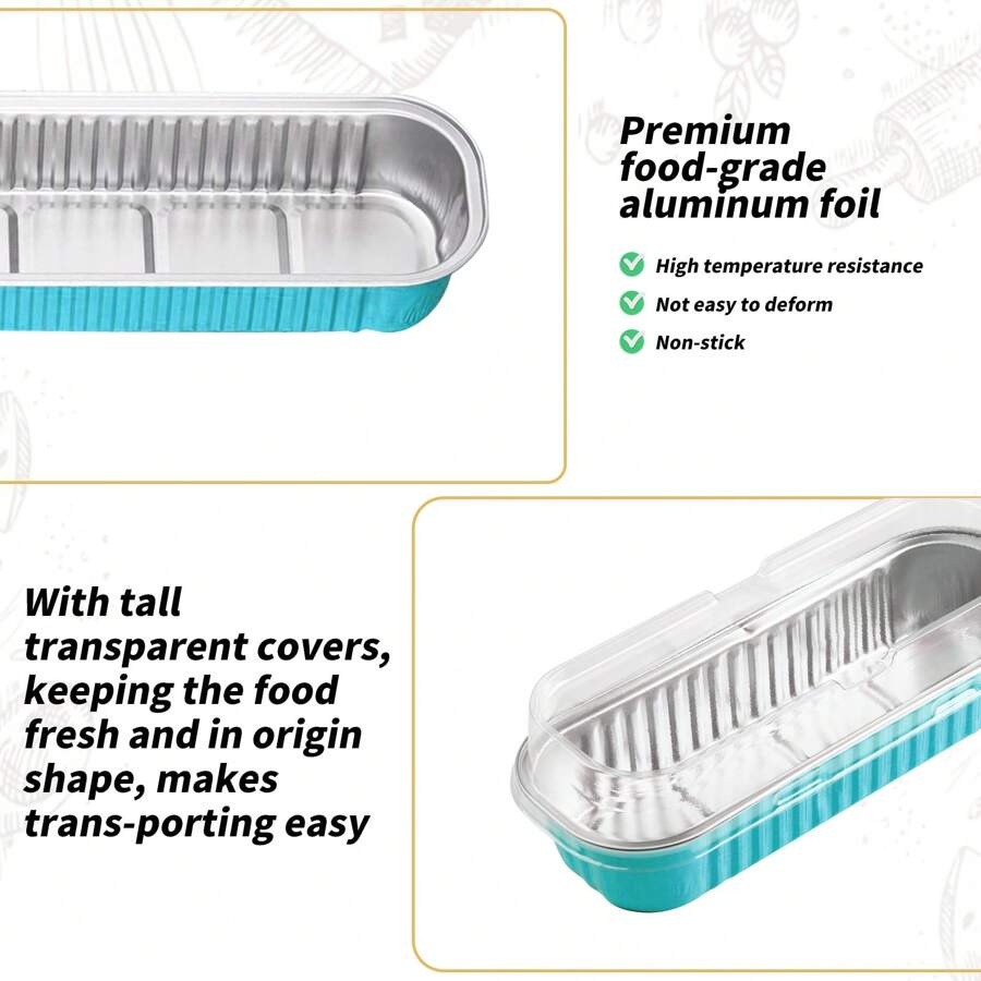200PCS Mini Aluminum Foil Loaf - Portion Control Container recension och pris
