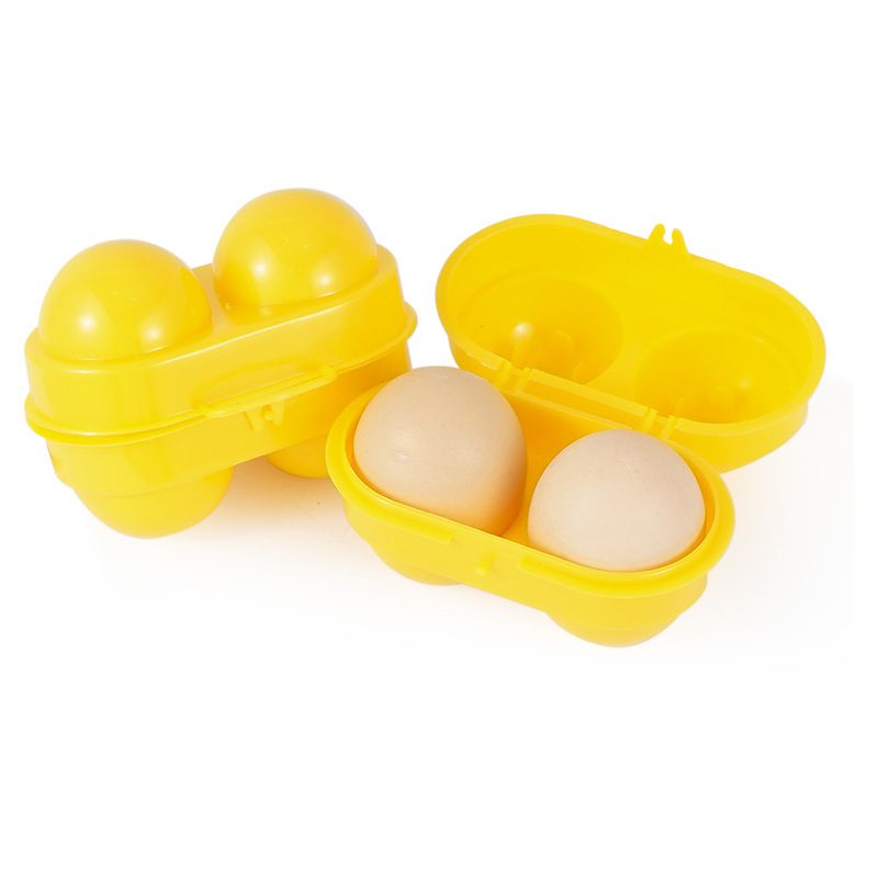 1Pcs Household Egg Storage Box - Food Storage Yellow recension och pris