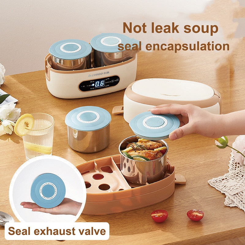 2L 300W Smart Electric Lunch B - Stainless Lunch Box recension och pris