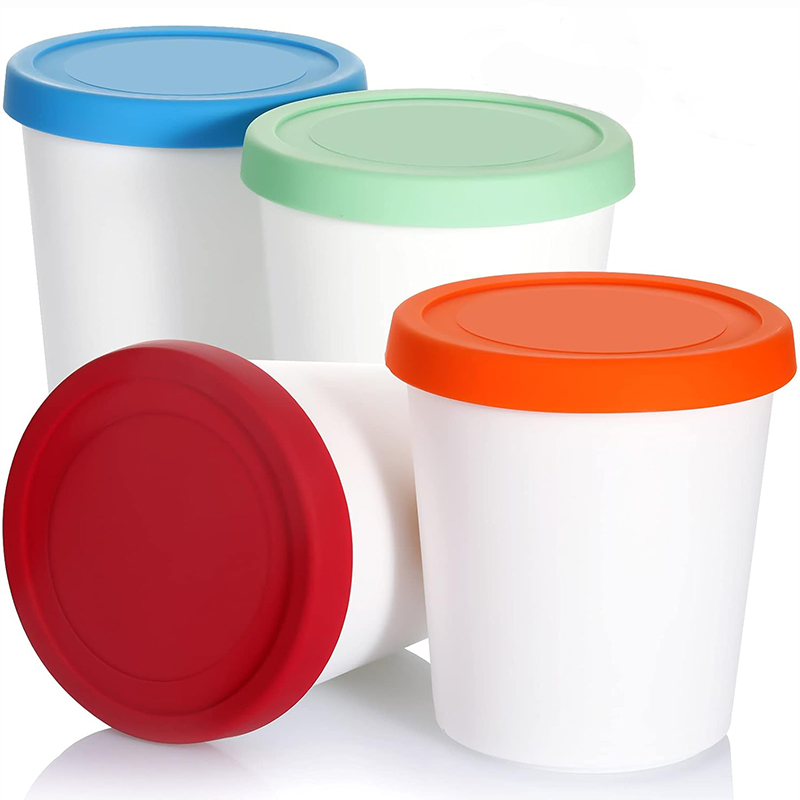 4Pcs Food Containers, 1 Quart  - Food Storage Quart Containers recension och pris