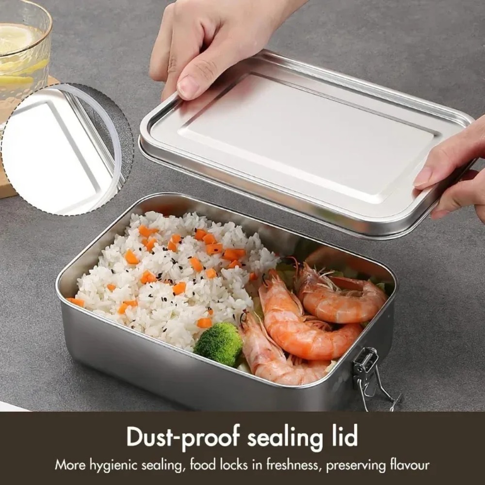 NEW 850ML Bento Box with Lock  - Food Storage Lock Box recension och pris