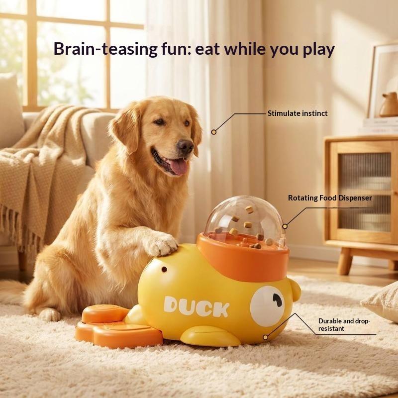 Pet Cat Dog Toy Little Yellow  - Food Storage Yellow recension och pris