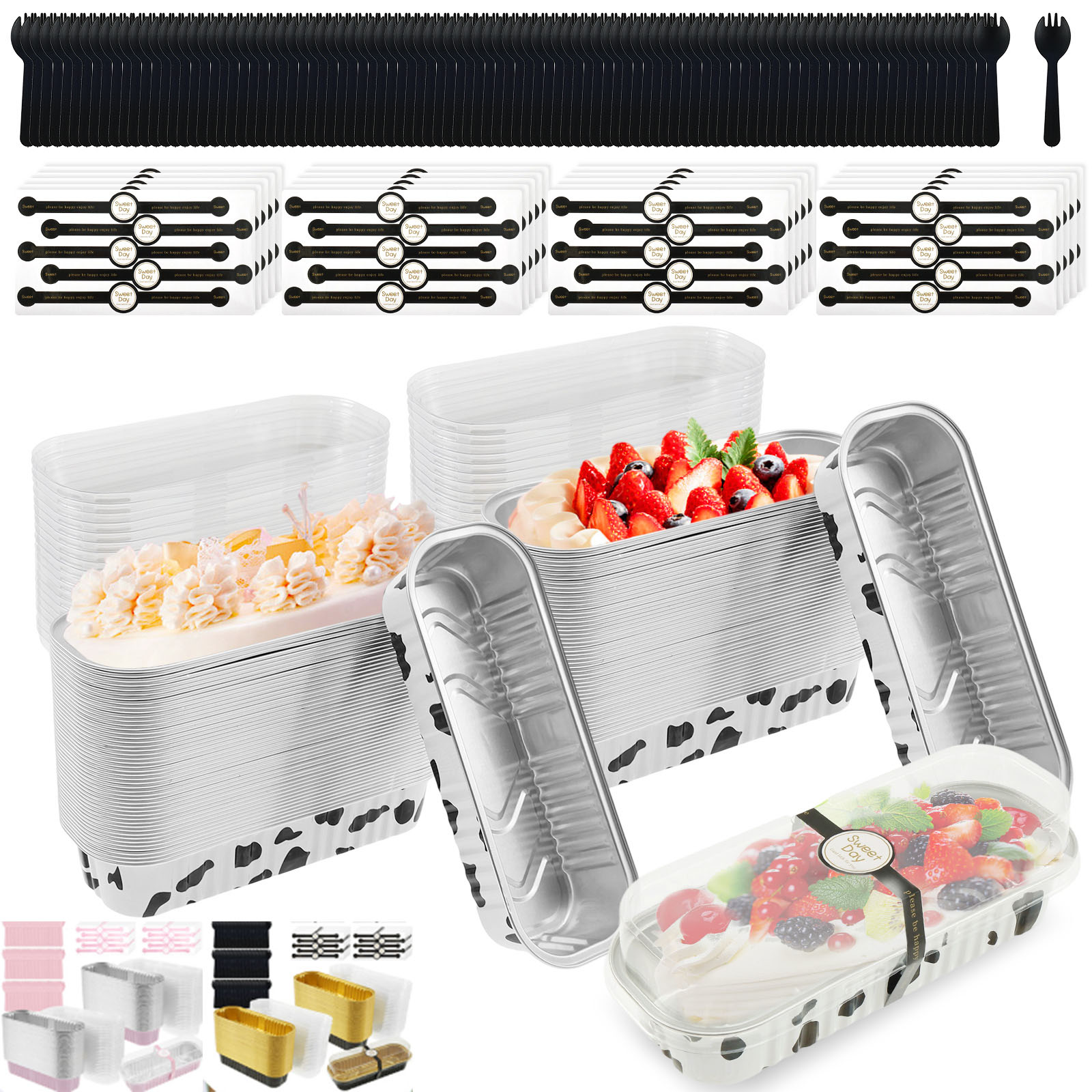 Mini Loaf Pans with Lids Recta - Portion Control Container recension och pris