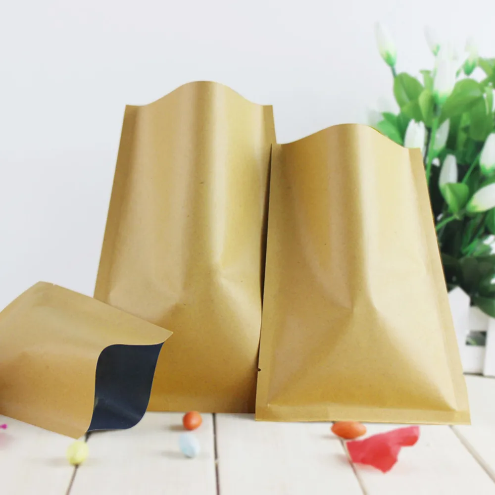 8*12cm Open Top Brown Kraft Pa - Food Storage In Mylar Bags recension och pris