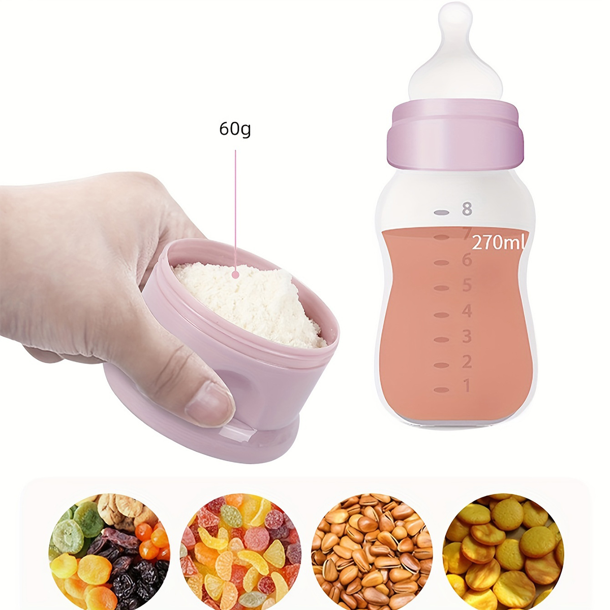 Large Capacity Baby Milk Powde - Portion Control Container recension och pris