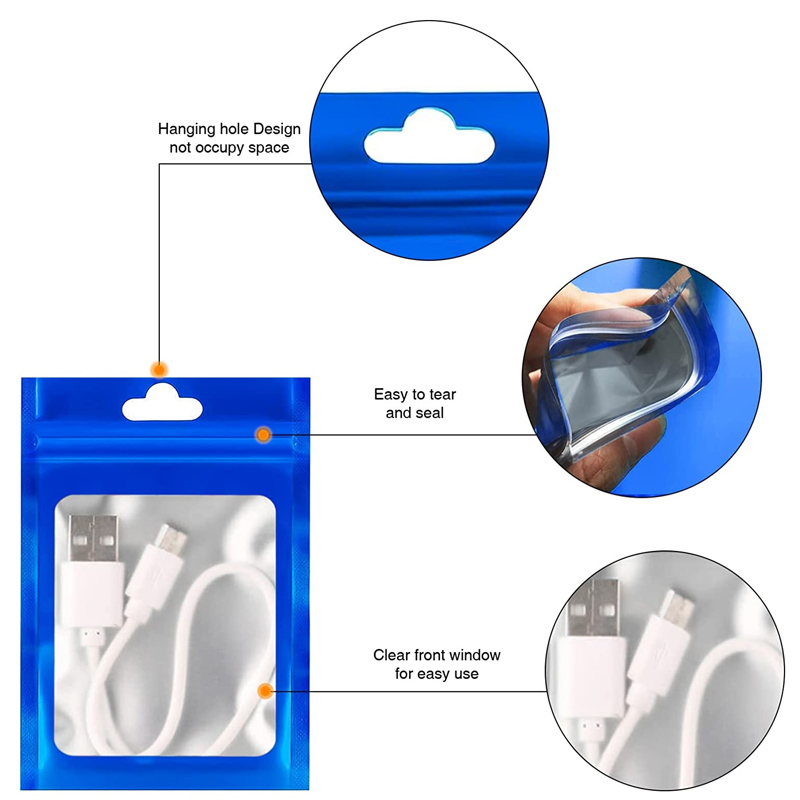 1000Pcs Blue Mylar Bags Reseal - Food Storage In Mylar Bags recension och pris