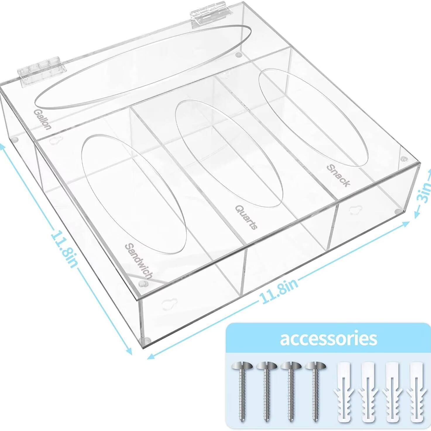 4 Layers Cleaning Storage Orga - Food Storage Lock Box recension och pris