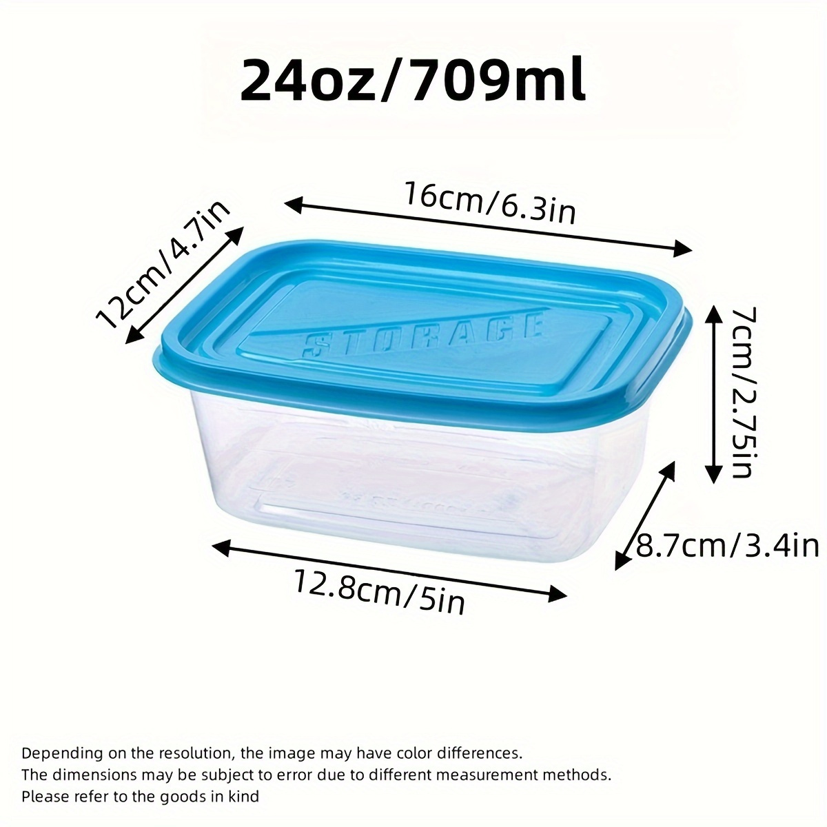 A Set of 6 Transparent Stackab - Set Food Storage recension och pris
