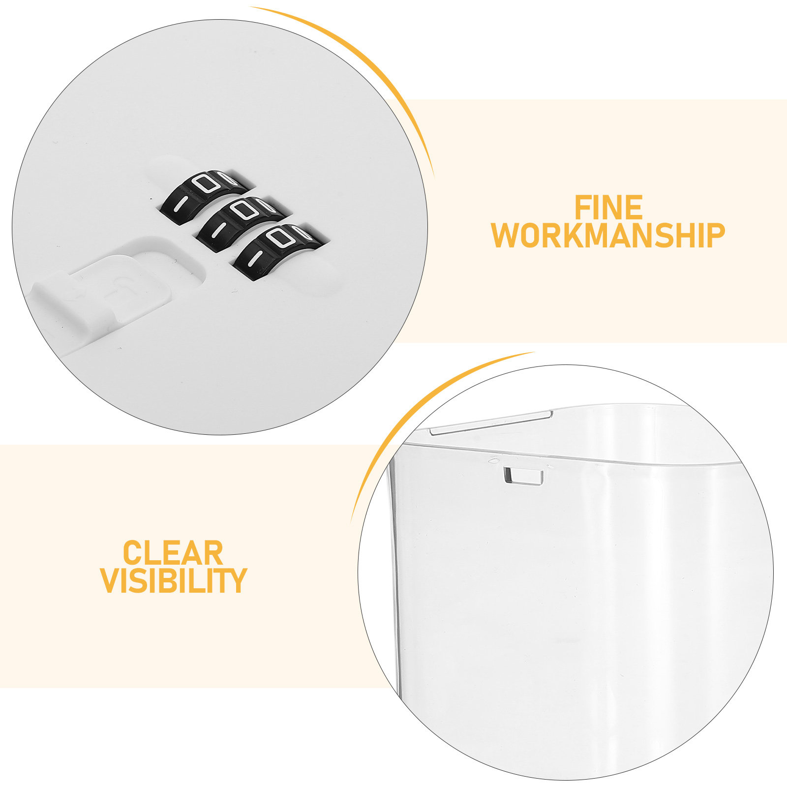Clear Stackable Lock Box for F - Food Storage Lock Box recension och pris