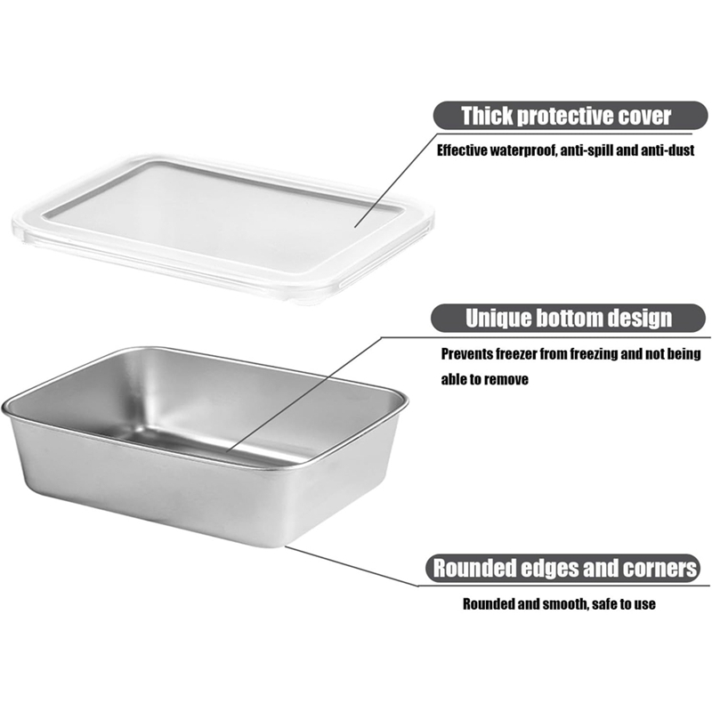 Stainless Steel Containers for - Food Storage And recension och pris