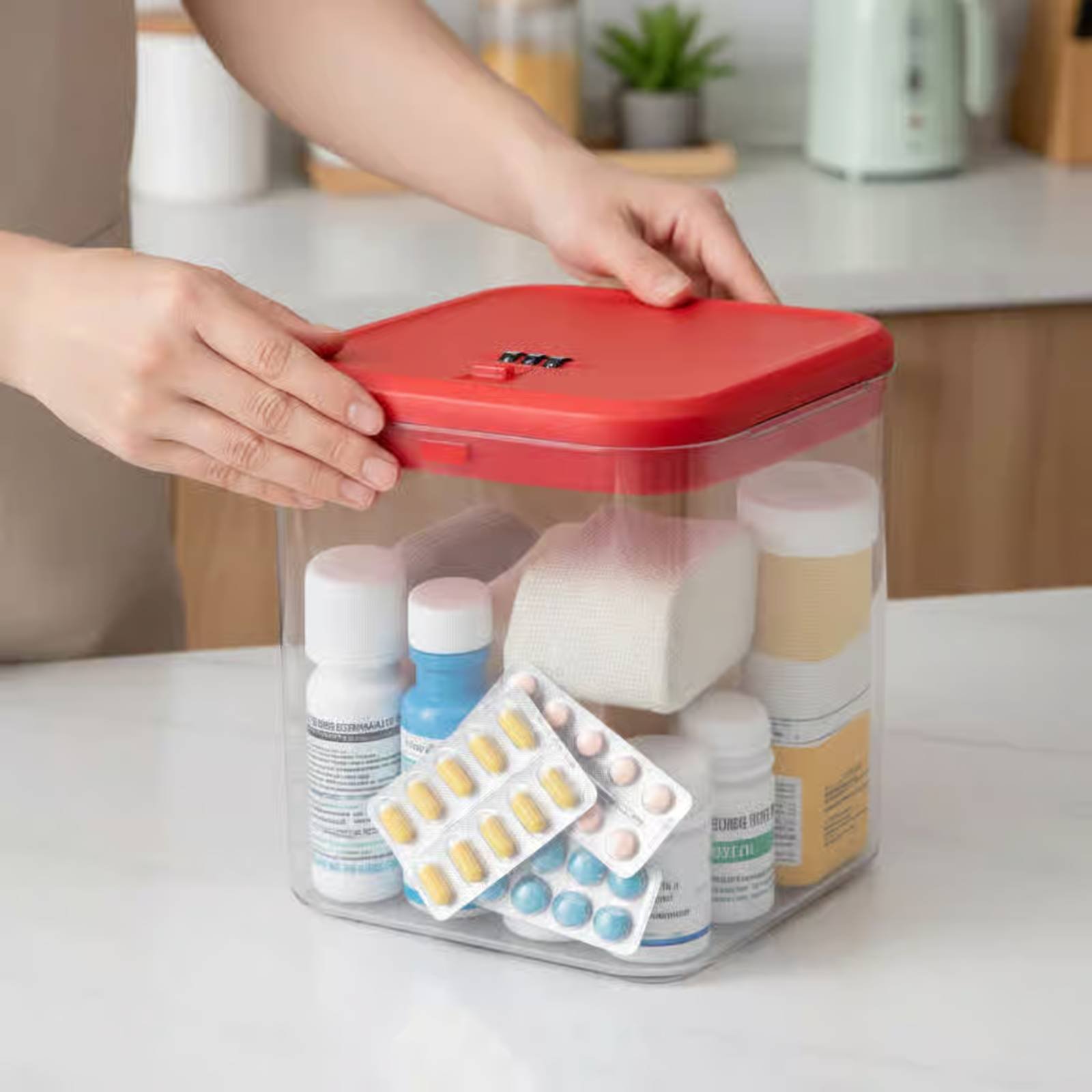 Clear Lockable Box Versatile L - Food Storage And recension och pris