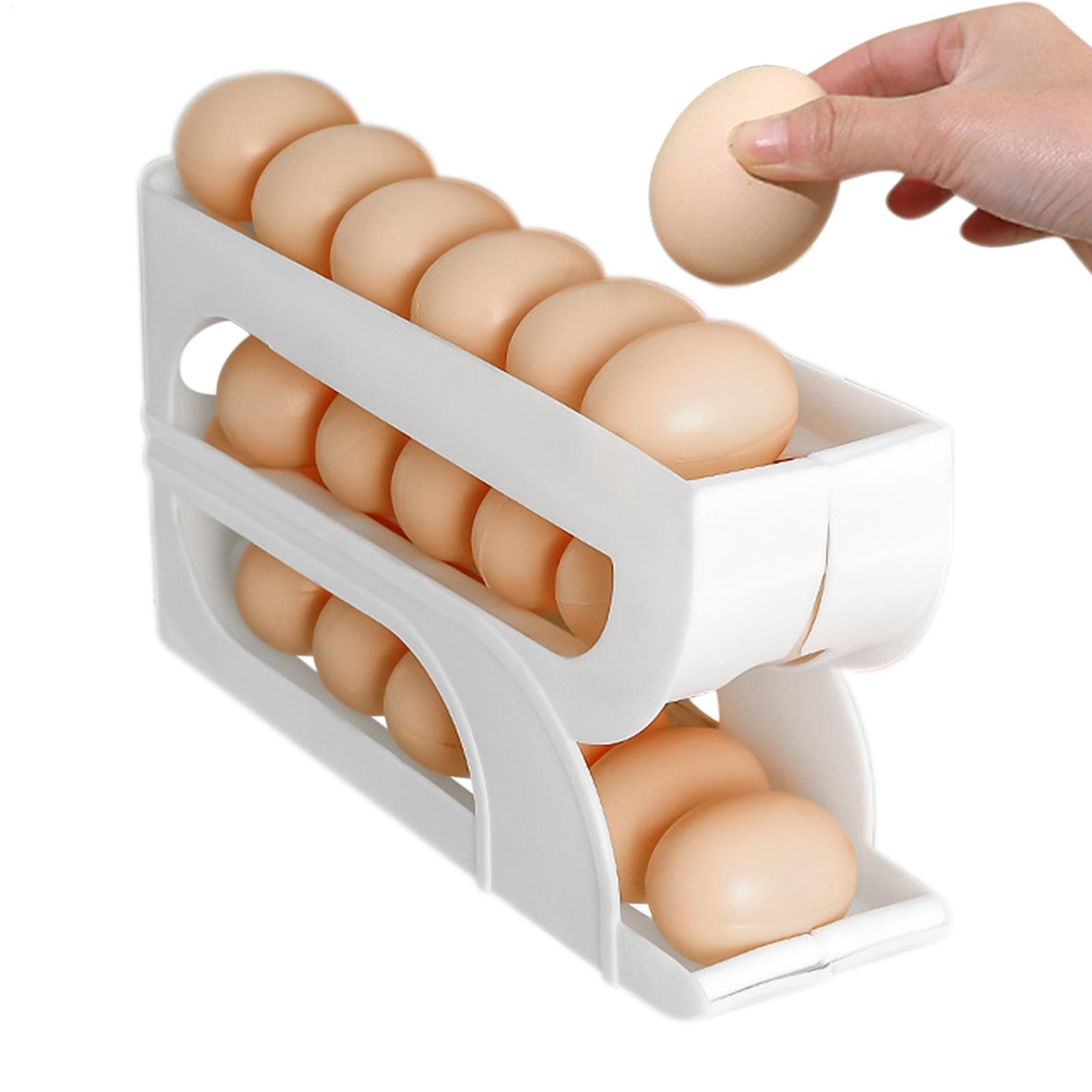 Egg Container for Refrigerator - Food Storage Yellow recension och pris