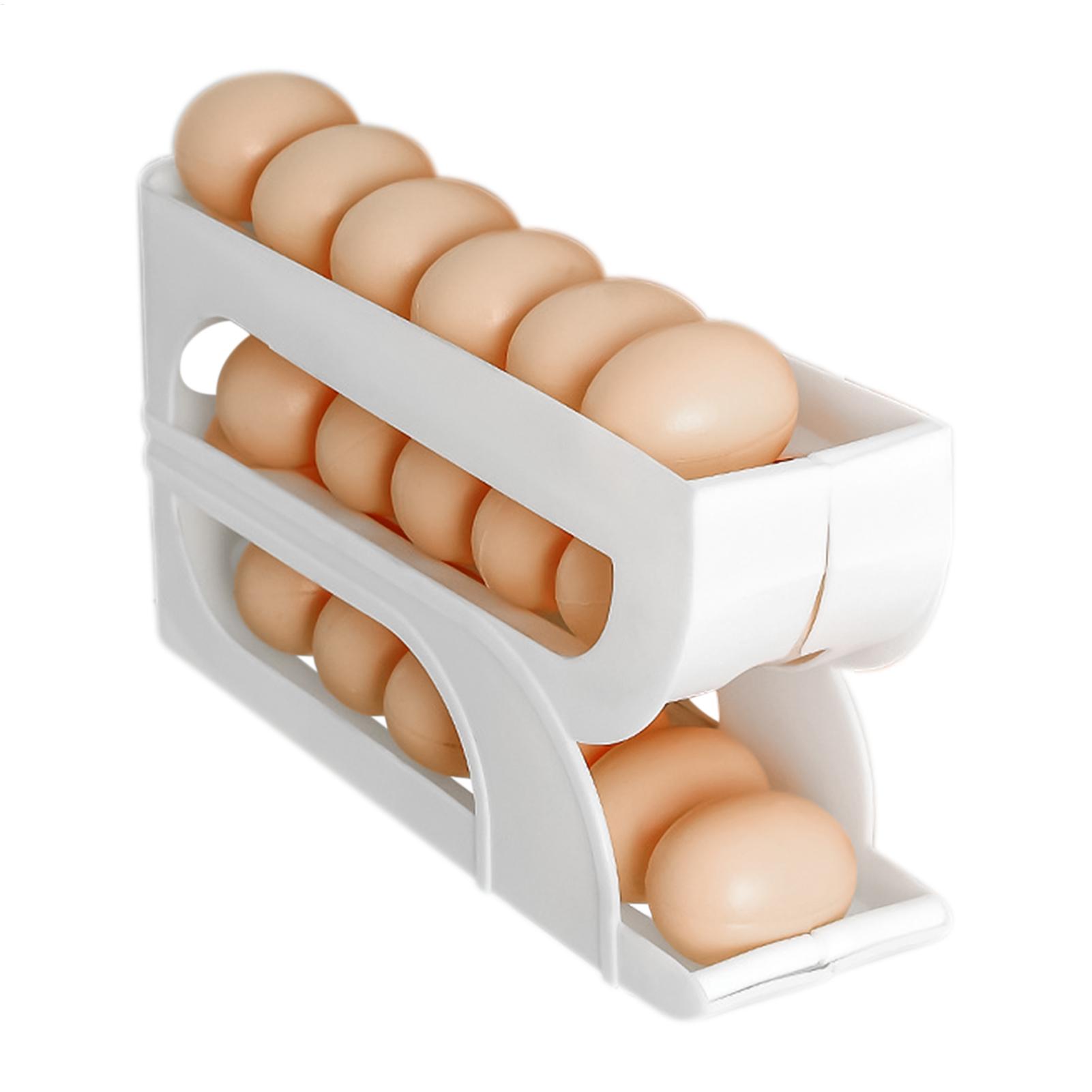 Egg Container for Refrigerator - Food Storage Yellow recension och pris