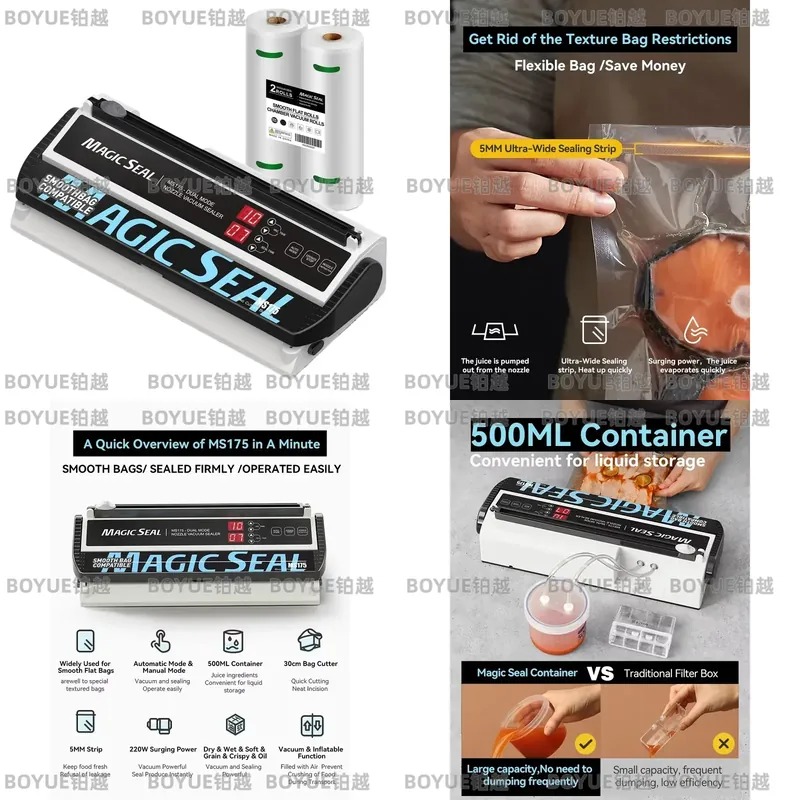 Automatic Vacuum Sealer for Fo - Food Storage In Mylar Bags recension och pris