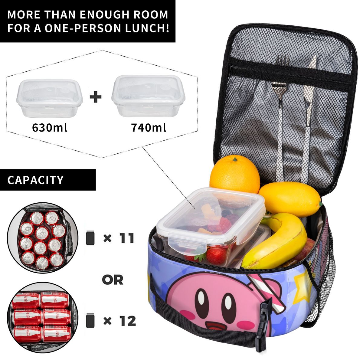 Pink Kirbys Funny Game Product - Food Storage In Cooler recension och pris