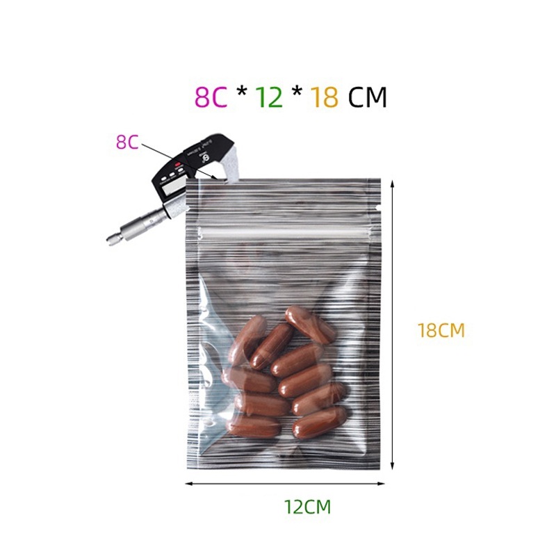2000Pcs/Lot 4 Size Reclosable  - Food Storage In Mylar Bags recension och pris
