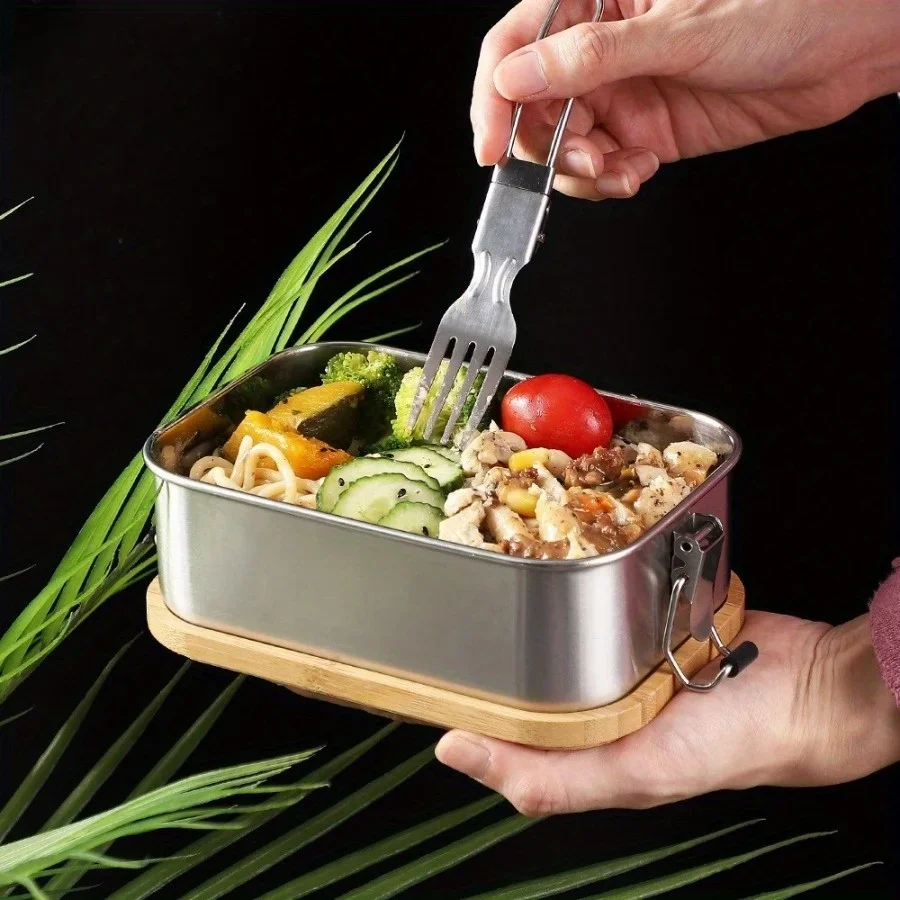 New 304 Stainless Steel Bamboo - Food Storage Made Easy recension och pris