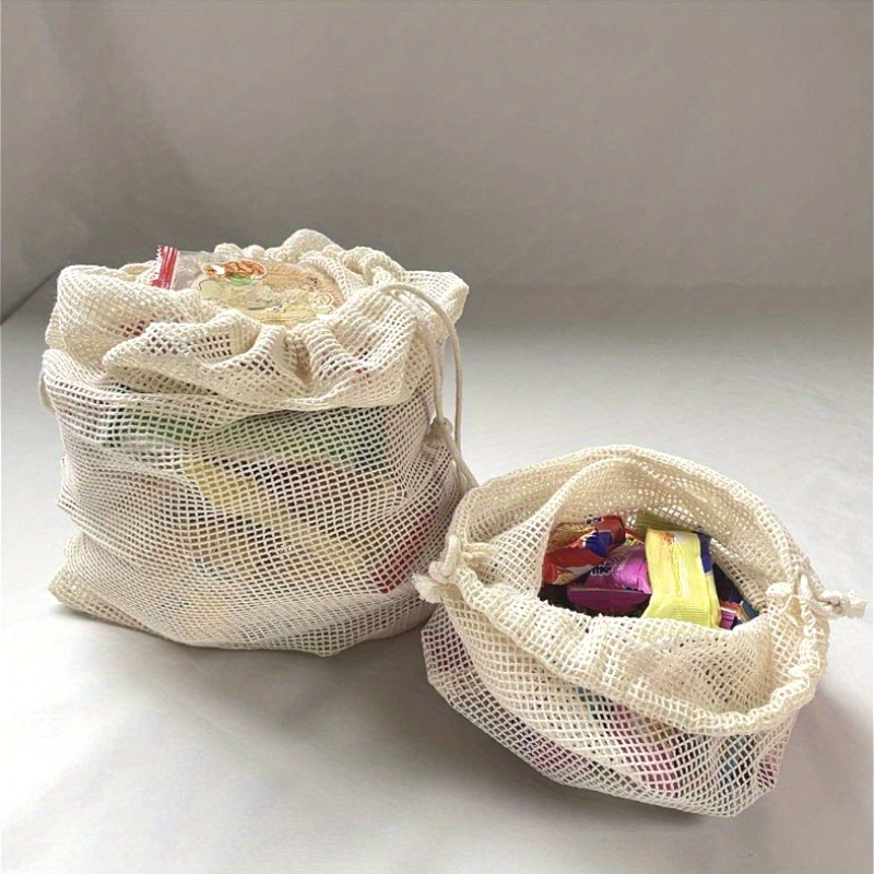 1pc Cotton Mesh Reusable Produ - Produce Bag Reusable Mesh recension och pris