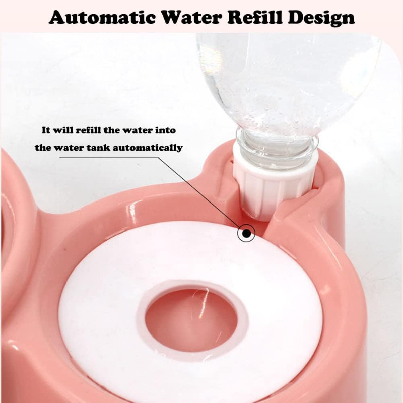 Pet Water Dispenser for Cats a - Portion Control Container recension och pris