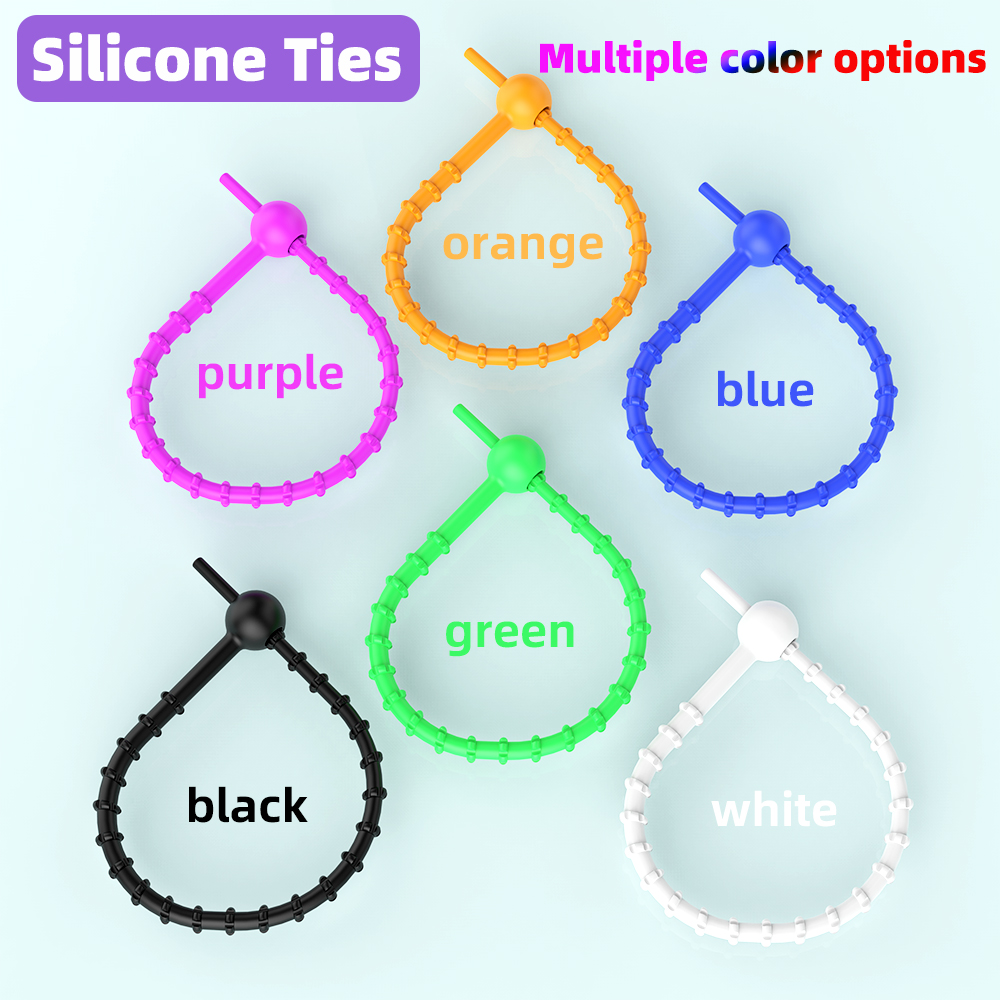 Silicone Reusable Cable Wire O - Food Storage Silicone Bags recension och pris