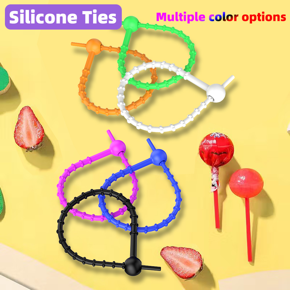 Silicone Reusable Cable Wire O - Food Storage Silicone Bags recension och pris