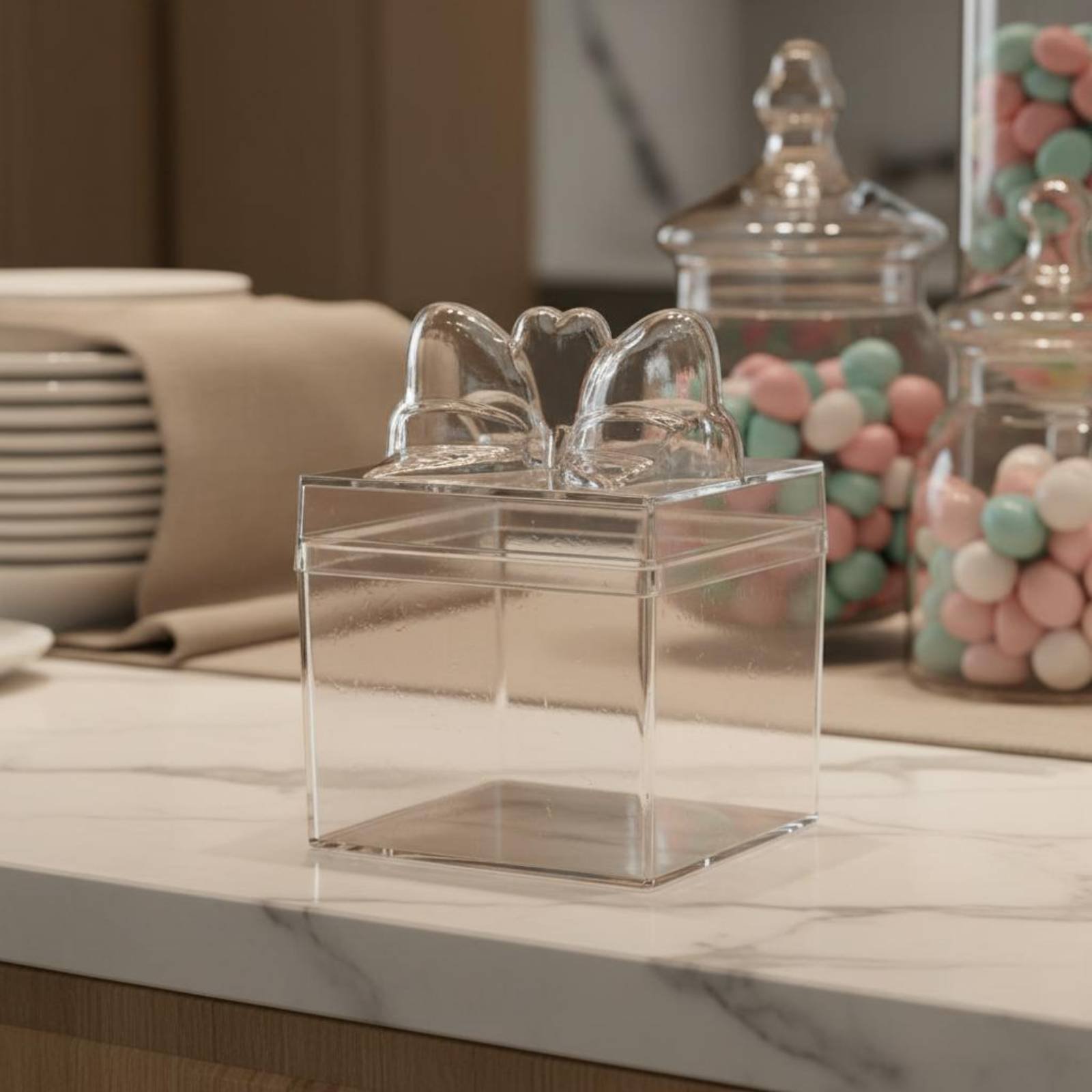 Clear Plastic Candy Box with R - Food Storage And recension och pris