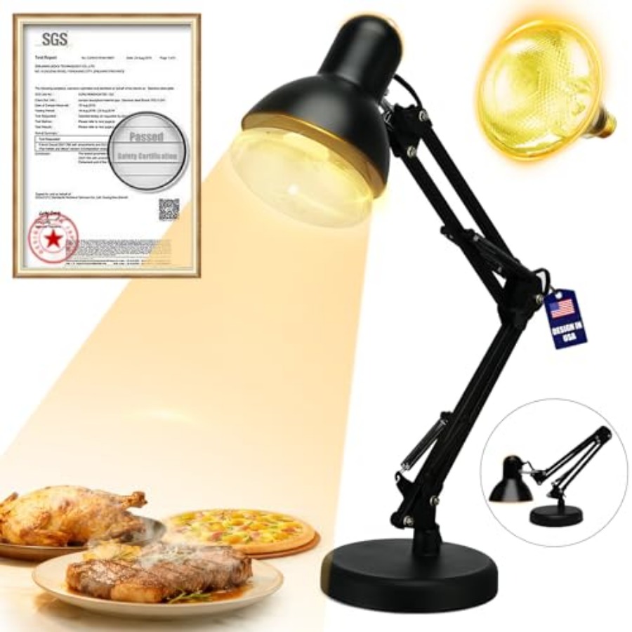 Portable Food Heat Lamp - [Fol - Portable Food Warmer recension och pris