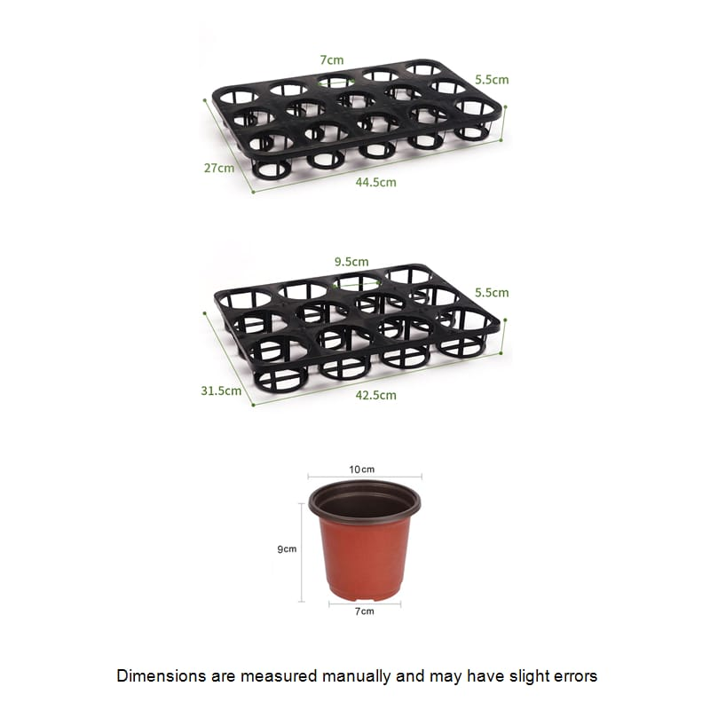 Plastic Plant Holding Tray Set - Food Storage Plants recension och pris