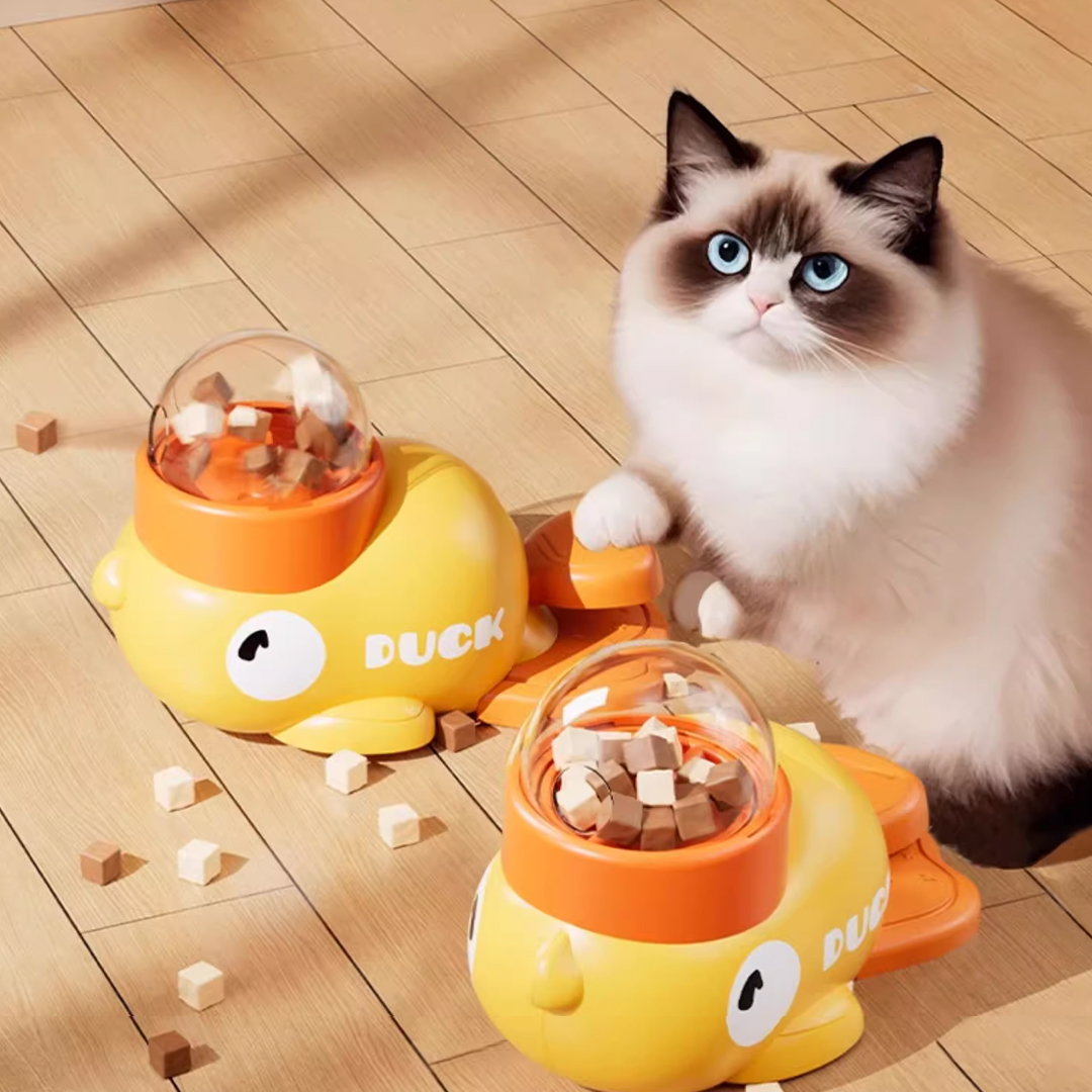 Yellow Duck-shaped Interactive - Food Storage Yellow recension och pris