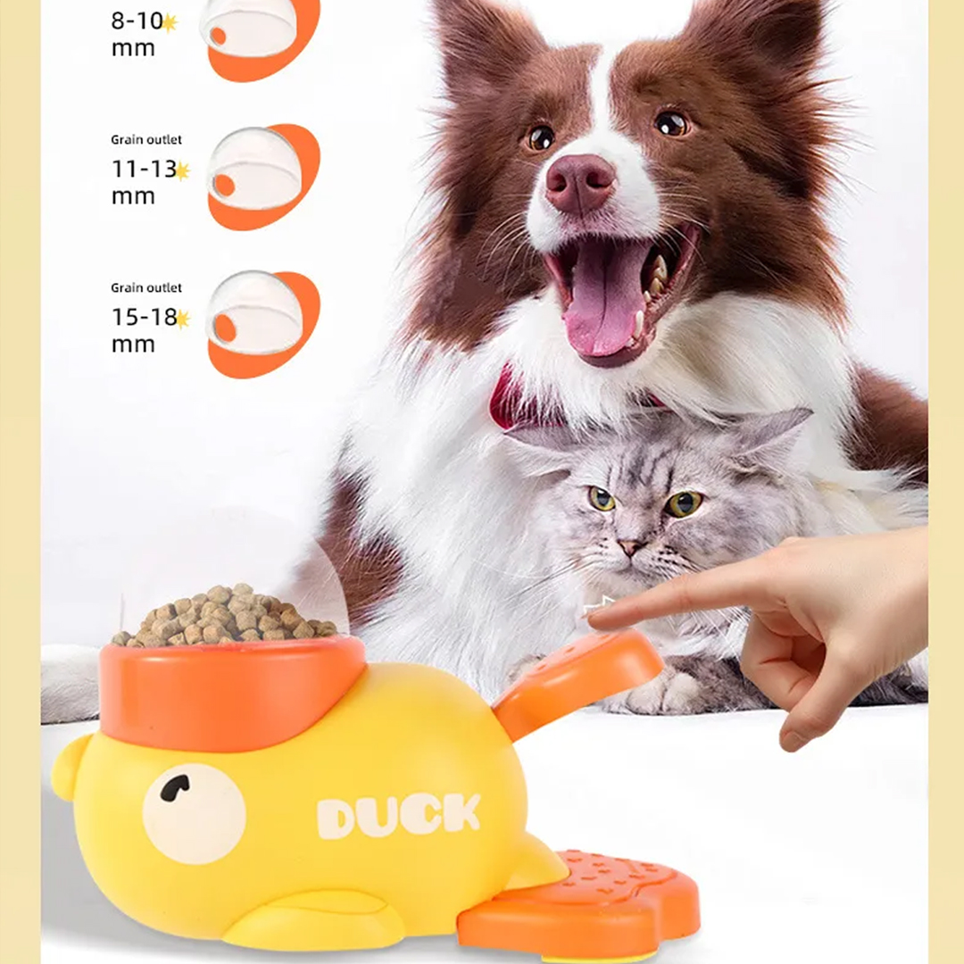 Yellow Duck-shaped Interactive - Food Storage Yellow recension och pris