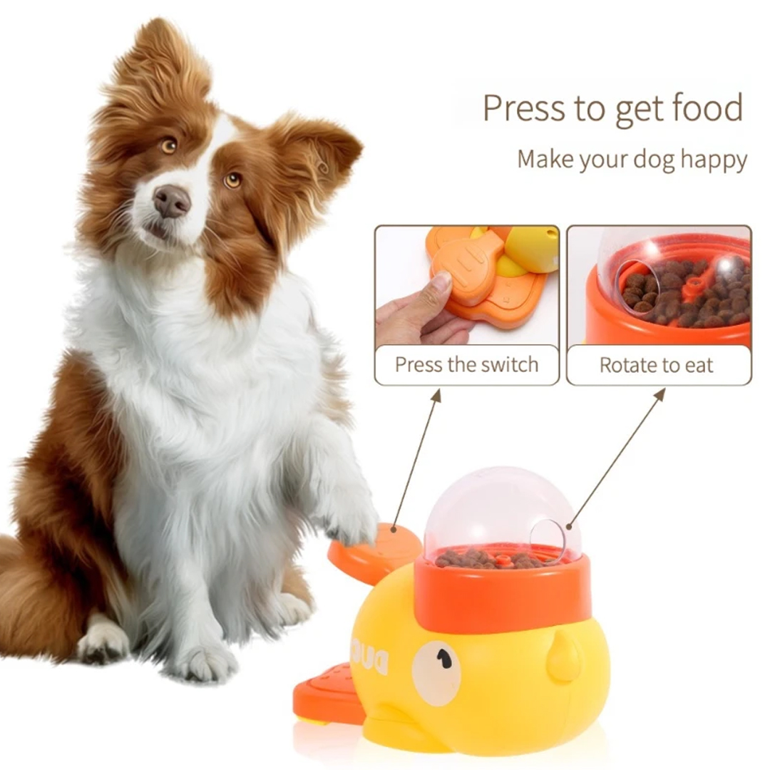 Yellow Duck-shaped Interactive - Food Storage Yellow recension och pris