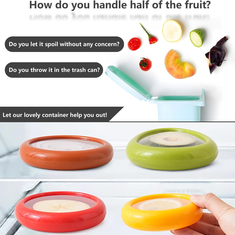 Avocado Saver Silicone Fruit a - Set Food Storage recension och pris