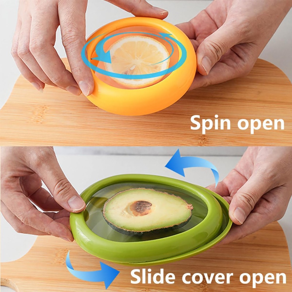 Avocado Saver Silicone Fruit a - Set Food Storage recension och pris