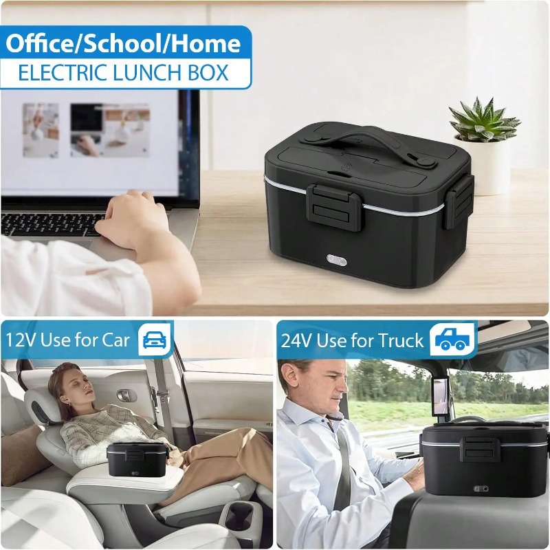 100W Electric Heated Lunch Box - Portable Food Warmer recension och pris
